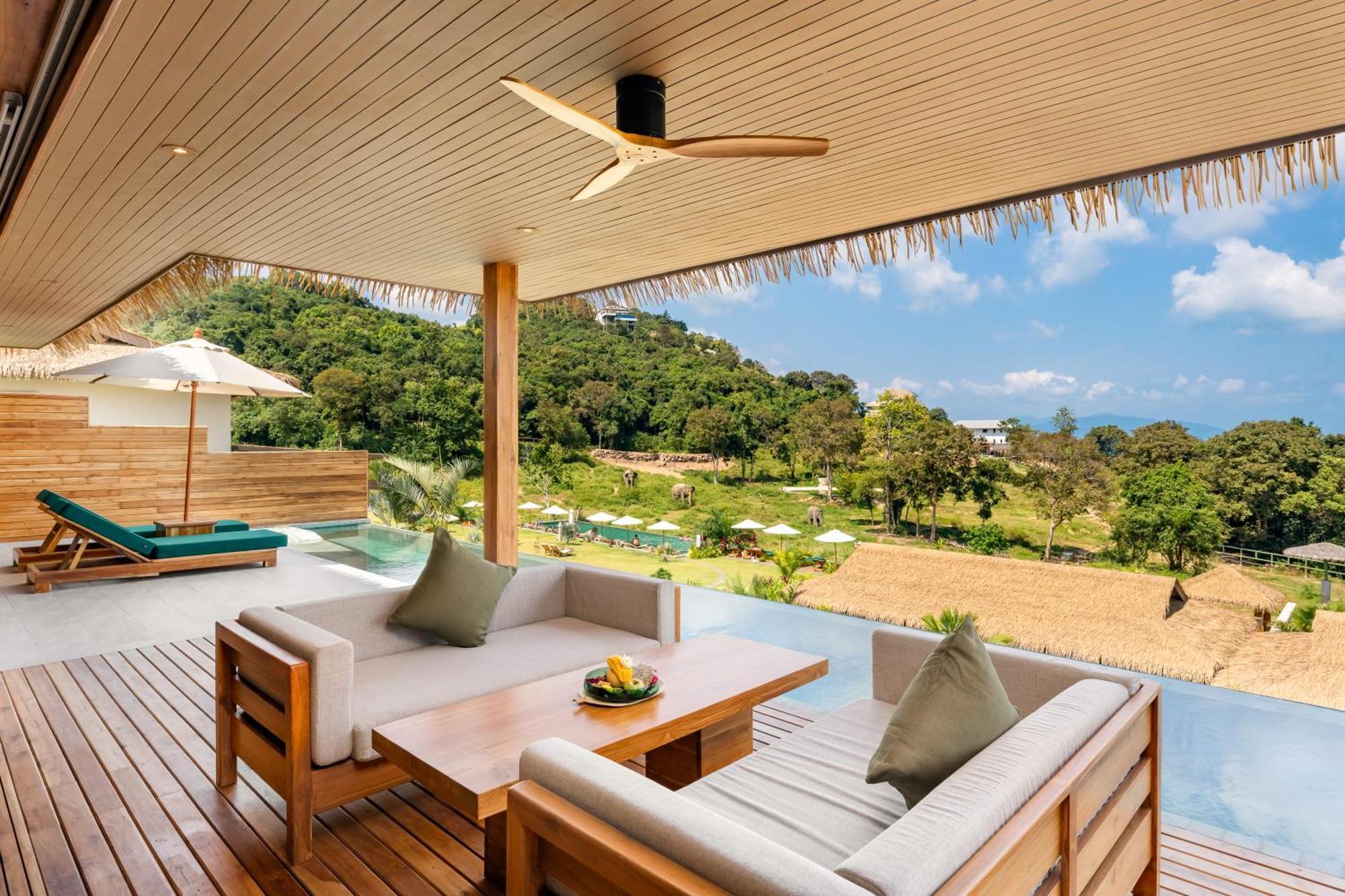 Wild Cottages Elephant Sanctuary Resort Amphoe Koksamui المظهر الخارجي الصورة